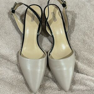 Michael kors sling back heels